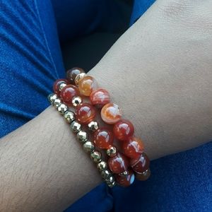 Pumpkin Spice Bracelet Set
